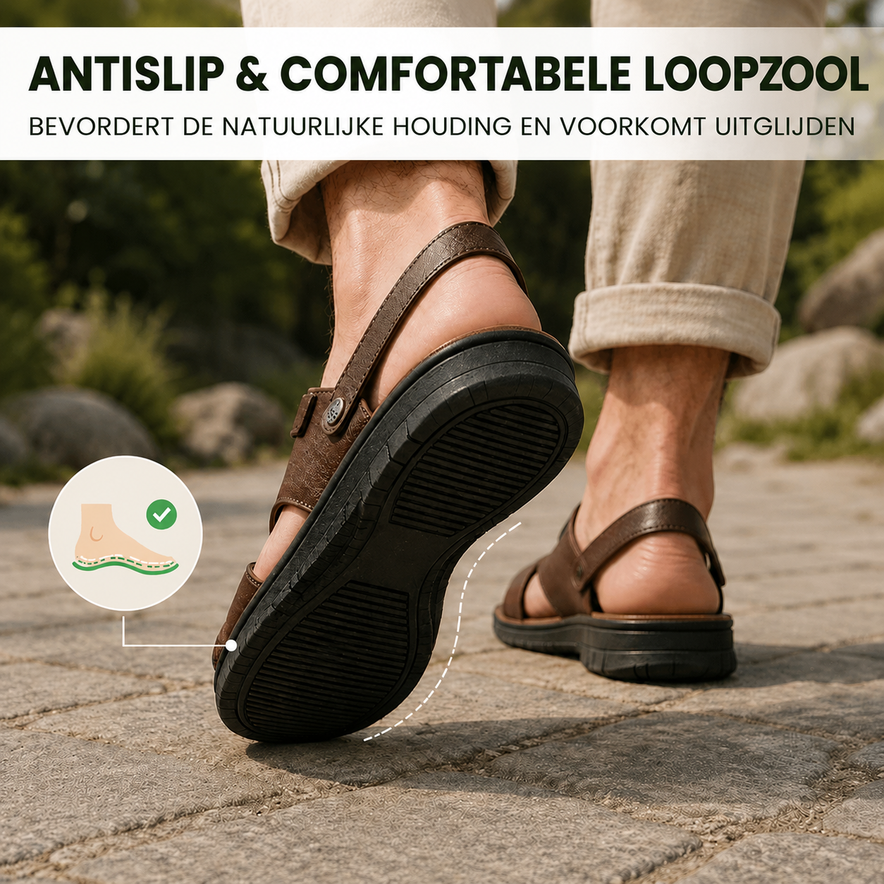 OrthoFeel - Pijnverlichtende comfortsandalen | Antislip & vederlicht