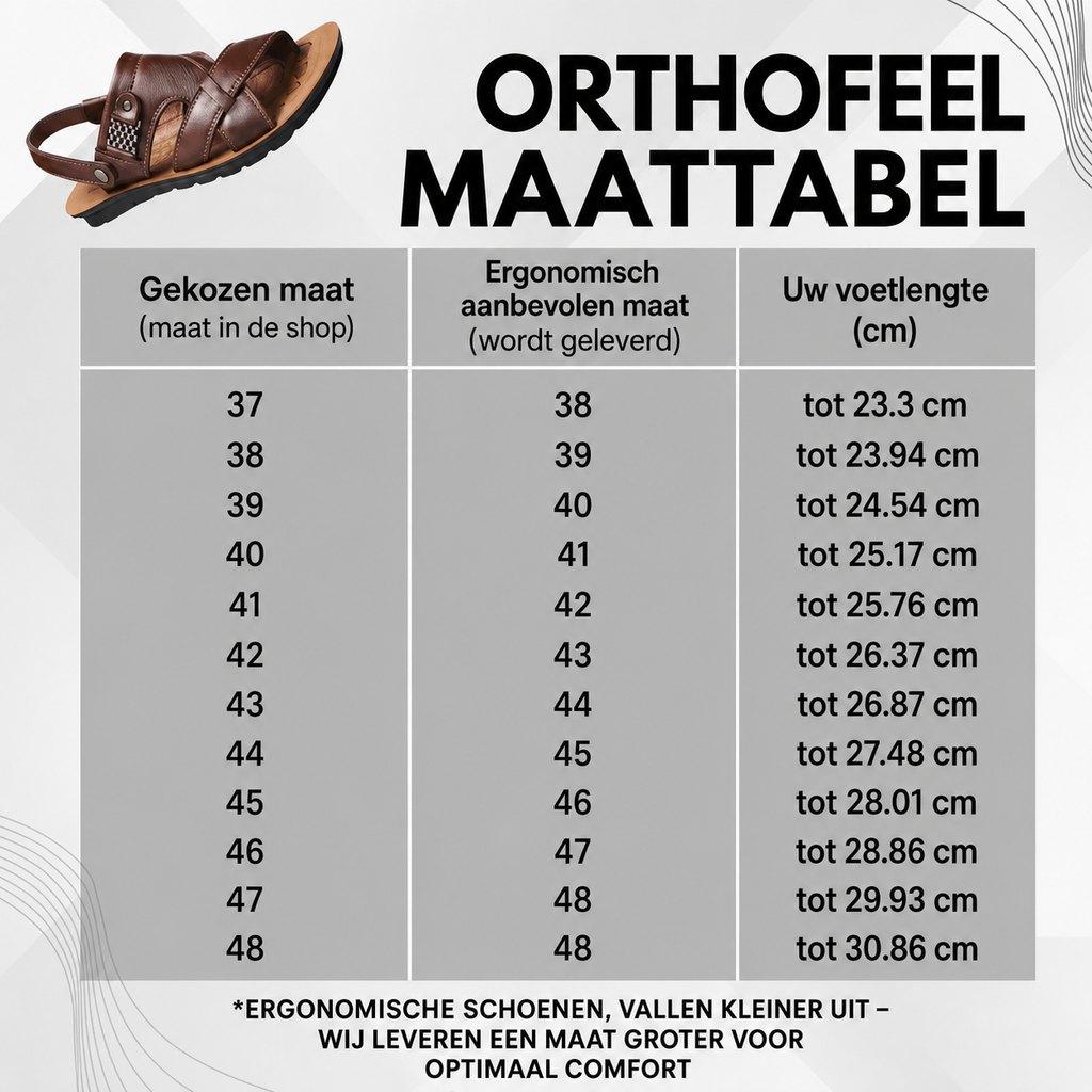 OrthoFeel - Pijnverlichtende comfortsandalen | Antislip & vederlicht