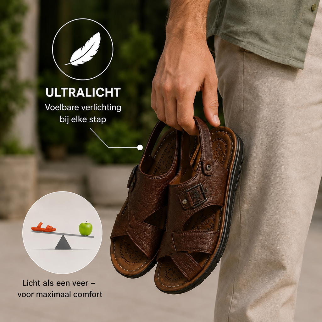OrthoFeel - Pijnverlichtende comfortsandalen | Antislip & vederlicht
