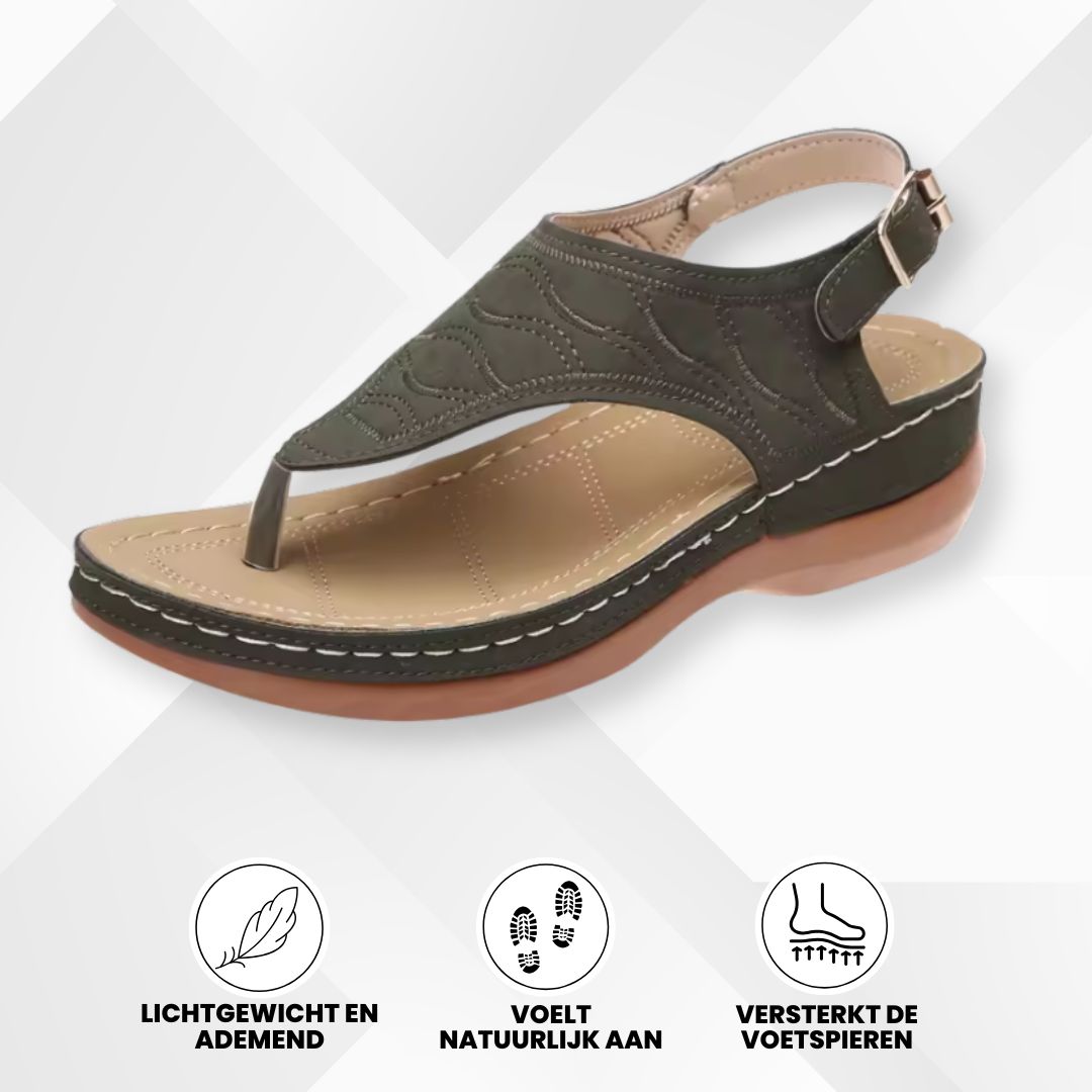 OrthoComfort - Sandales confortables ergonomiques et antidouleur pour femmes