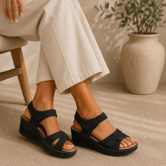 OrthoLine - Sandales Confort Anti-Douleur | Semelle ergonomique · Antidérapantes · Ultra légères