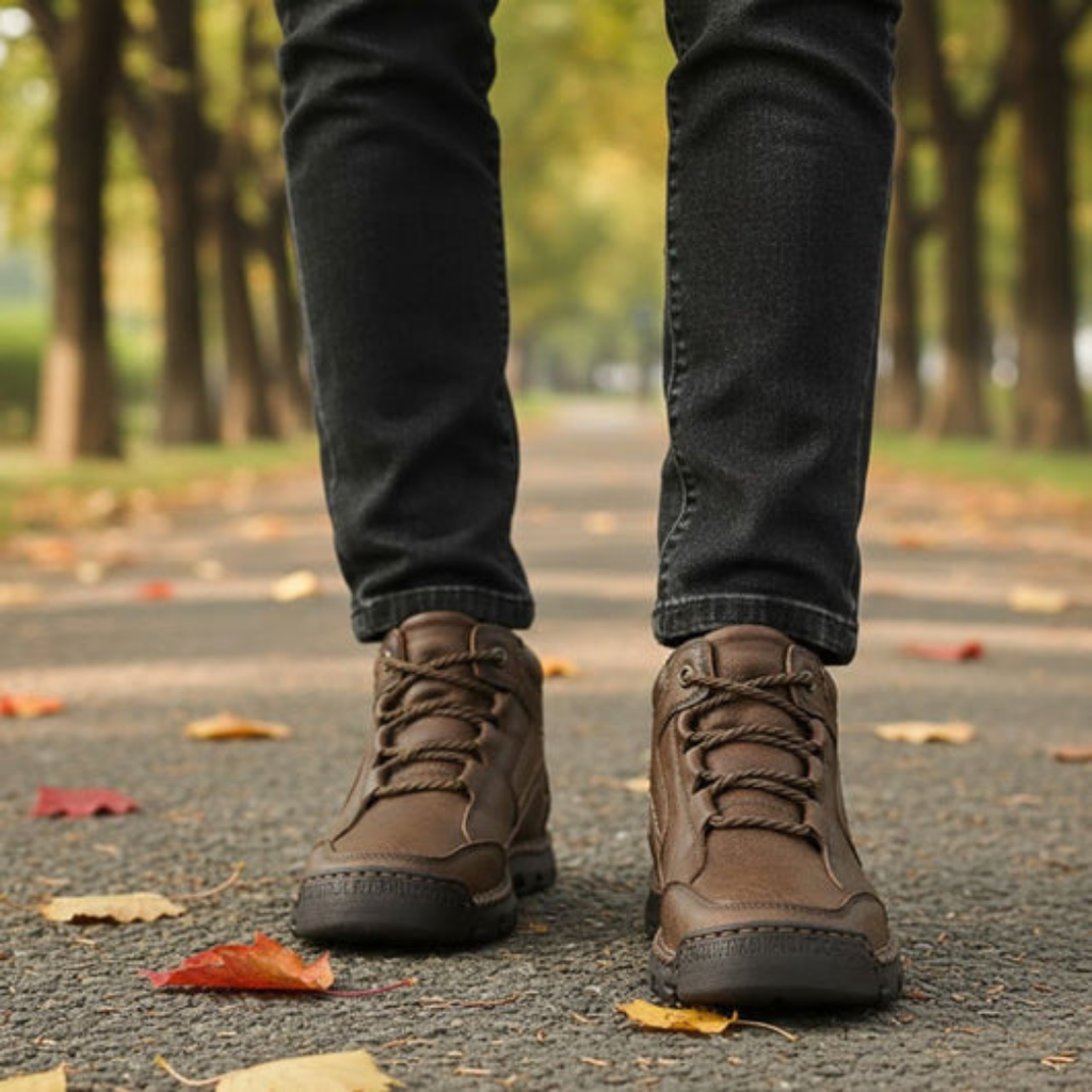 Bottes orthopédiques premium en cuir