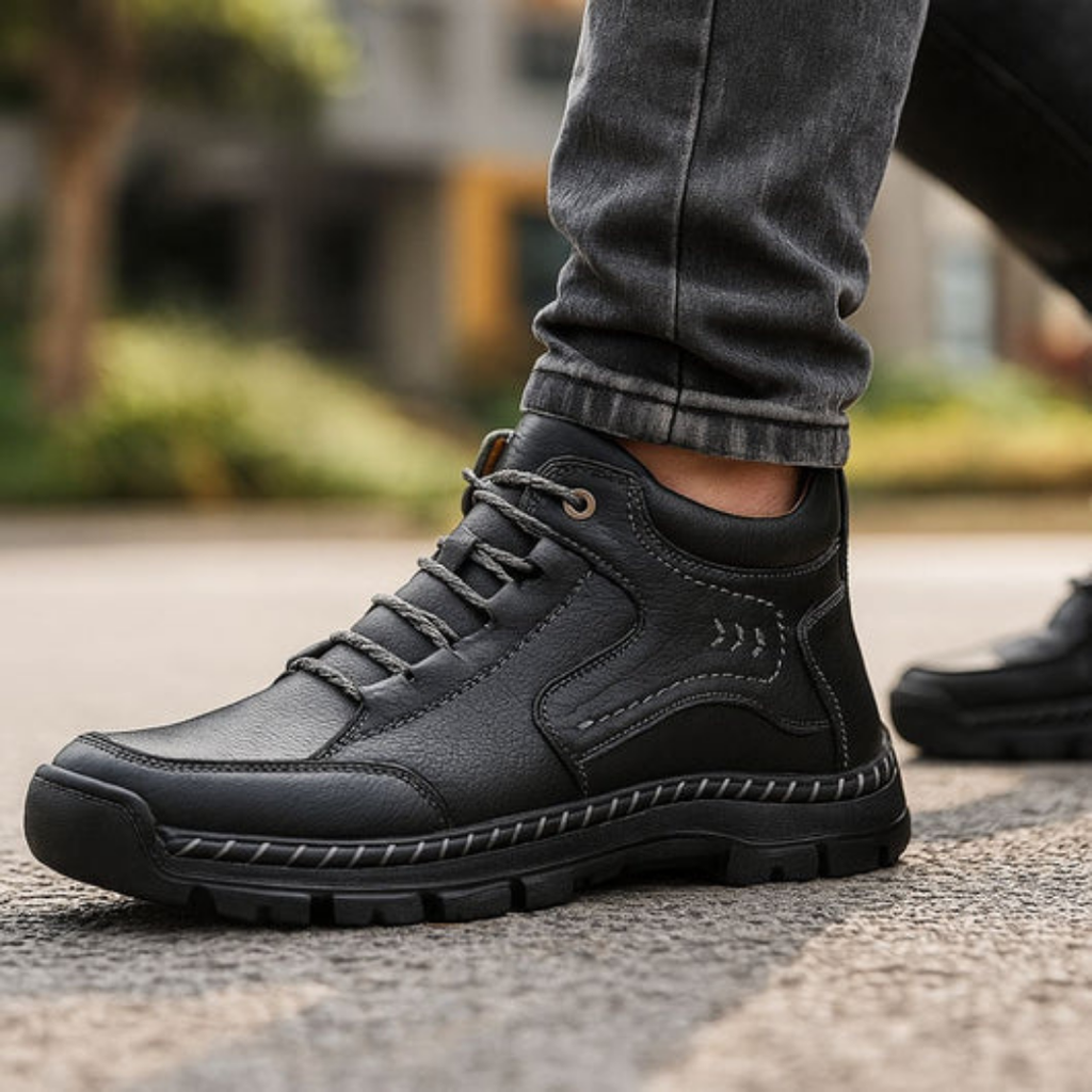 Bottes orthopédiques premium en cuir