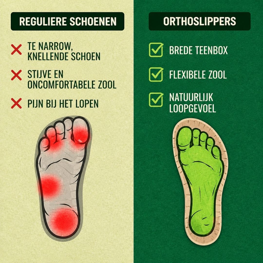 Orthoslipper — Pantoufles confortables et anti-douleur | Antidérapantes et légères comme une plume