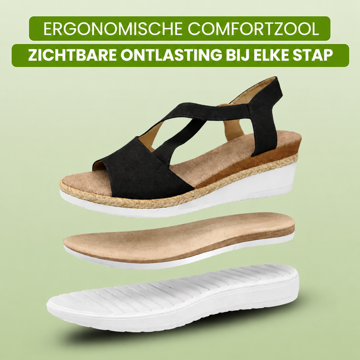 OrthoStella - Pijnverlichtende comfortsandalen | Antislip & lichtgewicht