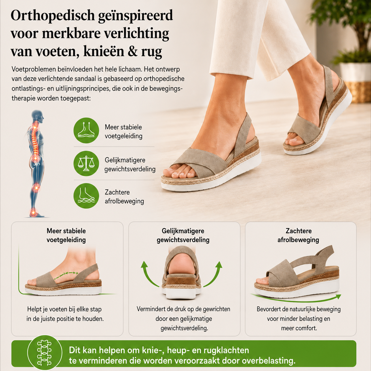 OrthoStella - Pijnverlichtende comfortsandalen | Antislip & lichtgewicht