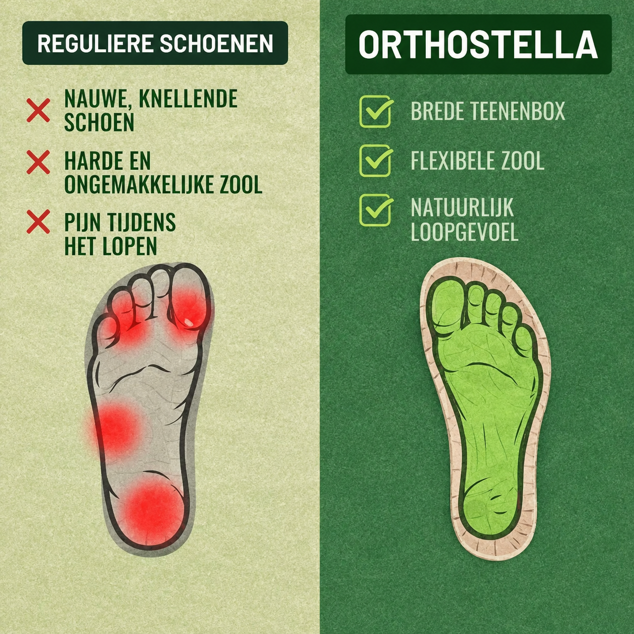 OrthoStella - Pijnverlichtende comfortsandalen | Antislip & lichtgewicht
