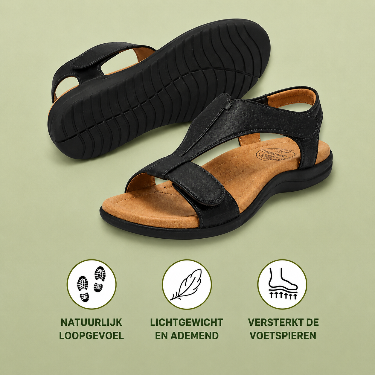 OrthoSun - Sandales confort anti-douleur | Antidérapantes et légères
