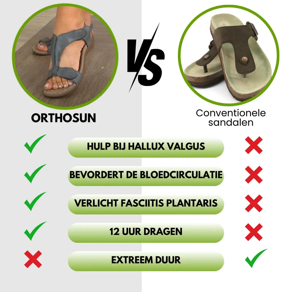 OrthoSun - Sandales ergonomiques soulageant la douleur – Offre spéciale 1+1 Gratuit