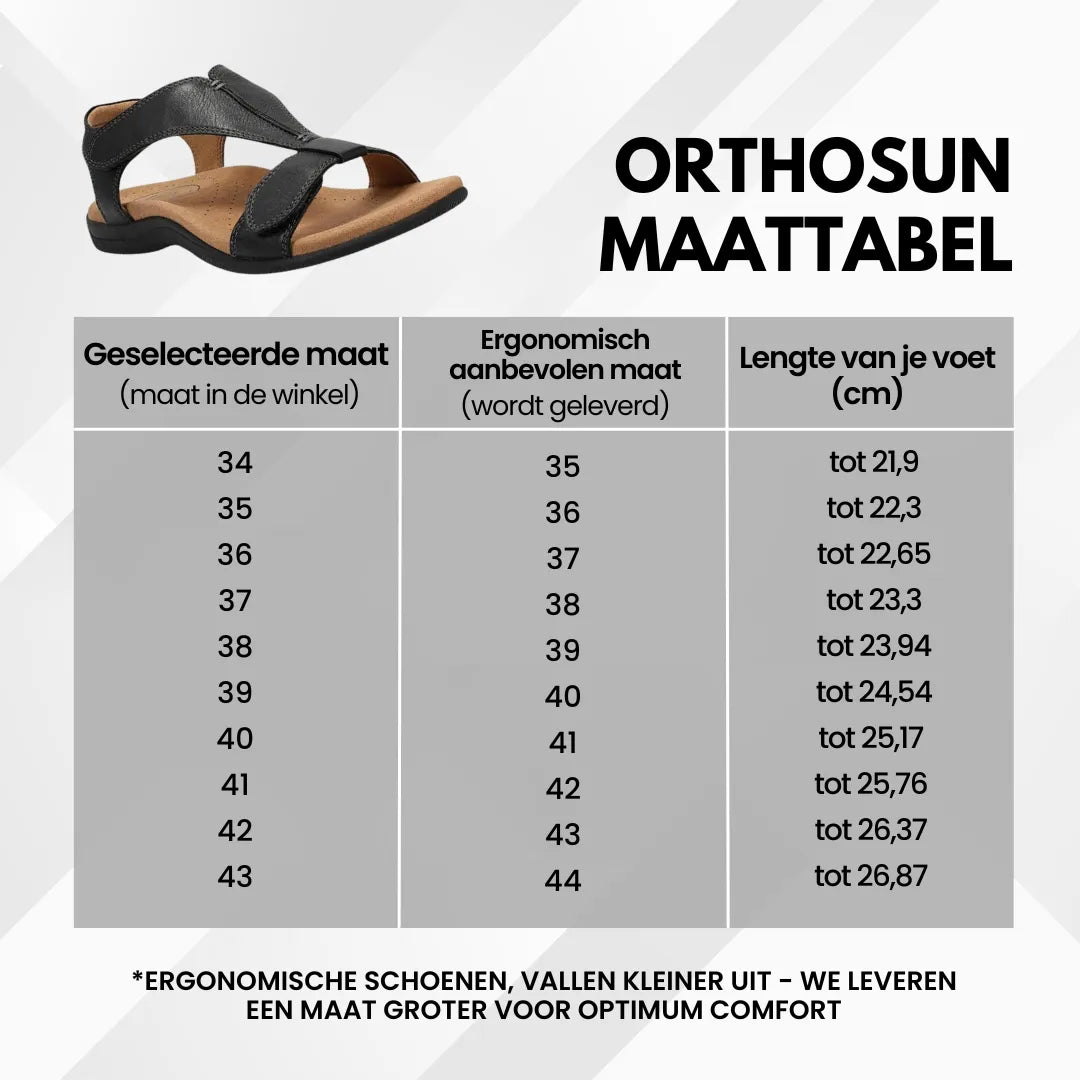 OrthoSun - Pijnverlichtende comfortsandalen | Antislip & lichtgewicht