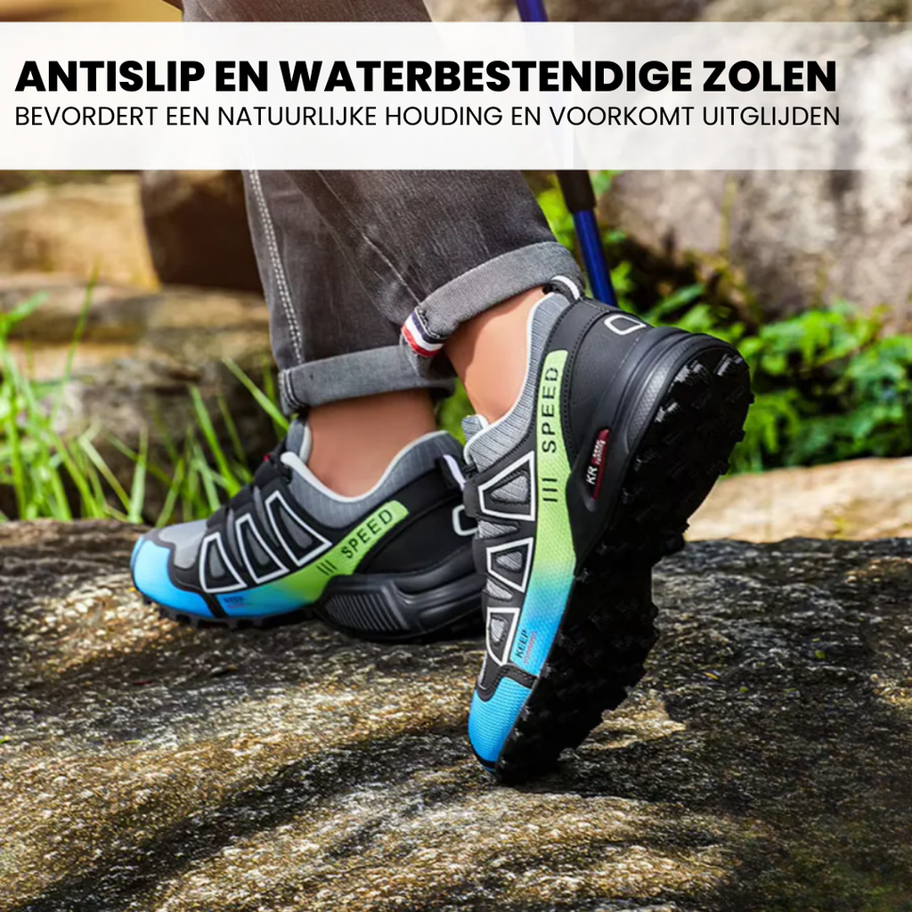 OrthoTrekking – Chaussures de trekking et de randonnée ergonomiques, imperméables et anti-douleur