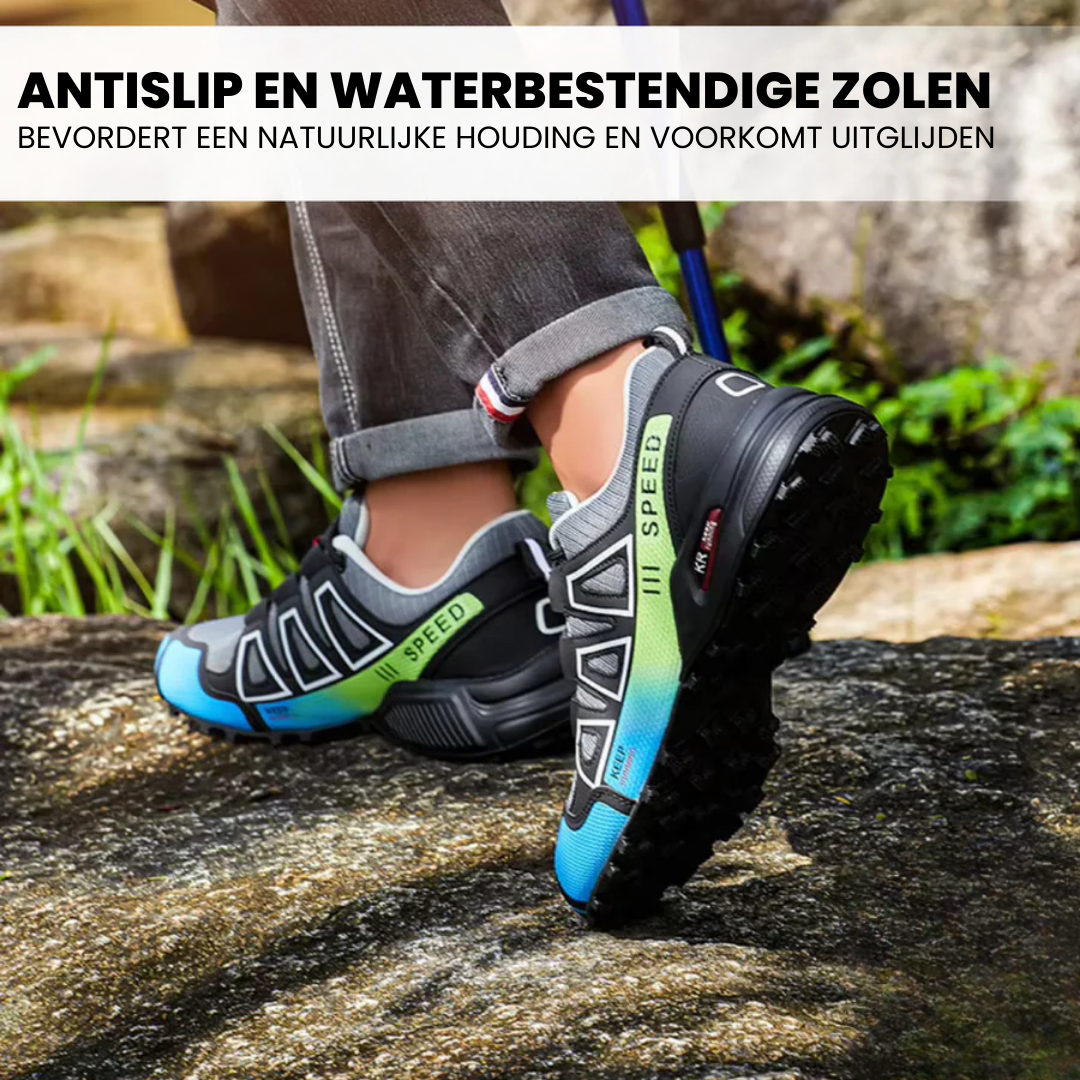 OrthoTrekking – Chaussures de trekking et de randonnée ergonomiques, imperméables et anti-douleur