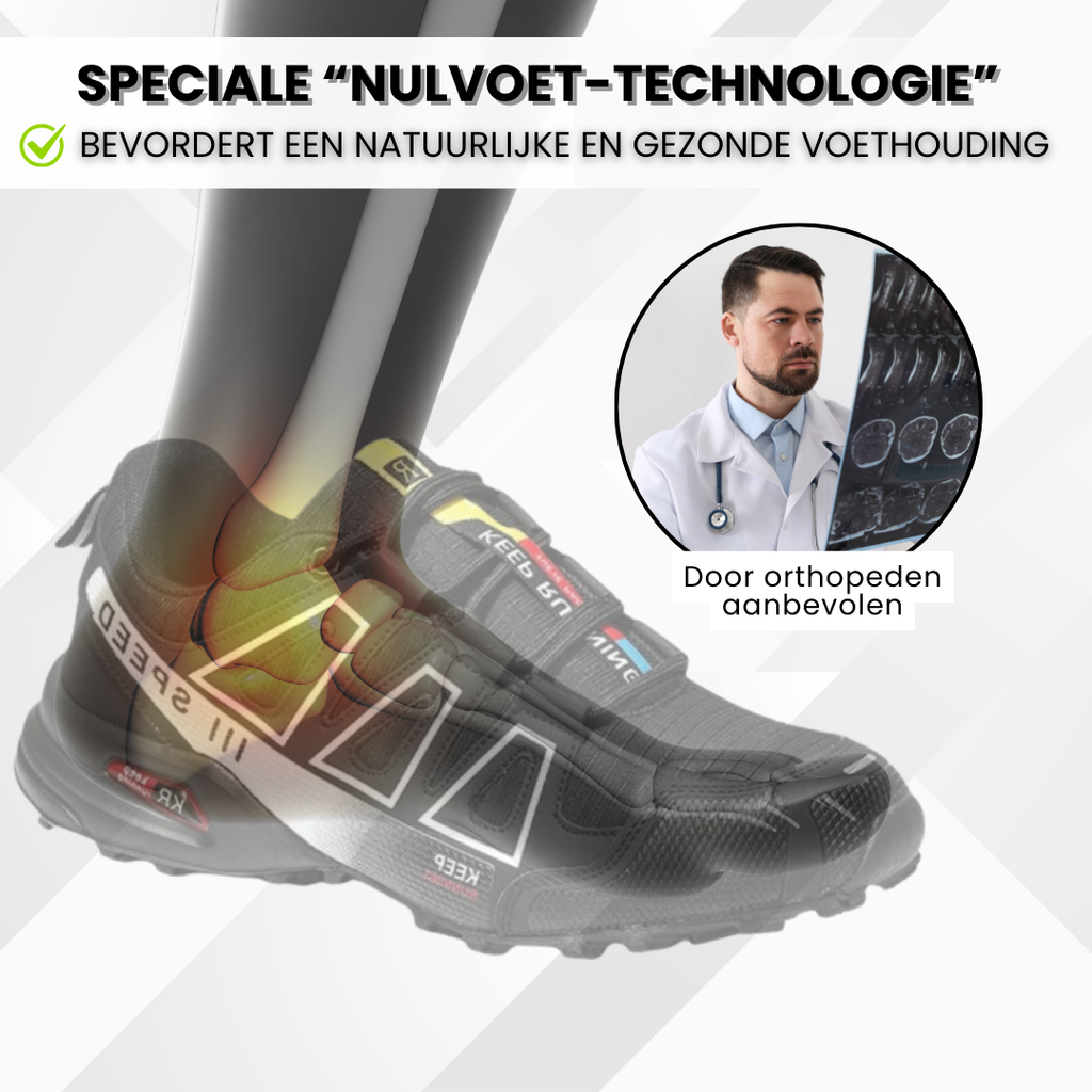 OrthoTrekking – Chaussures de trekking et de randonnée ergonomiques, imperméables et anti-douleur