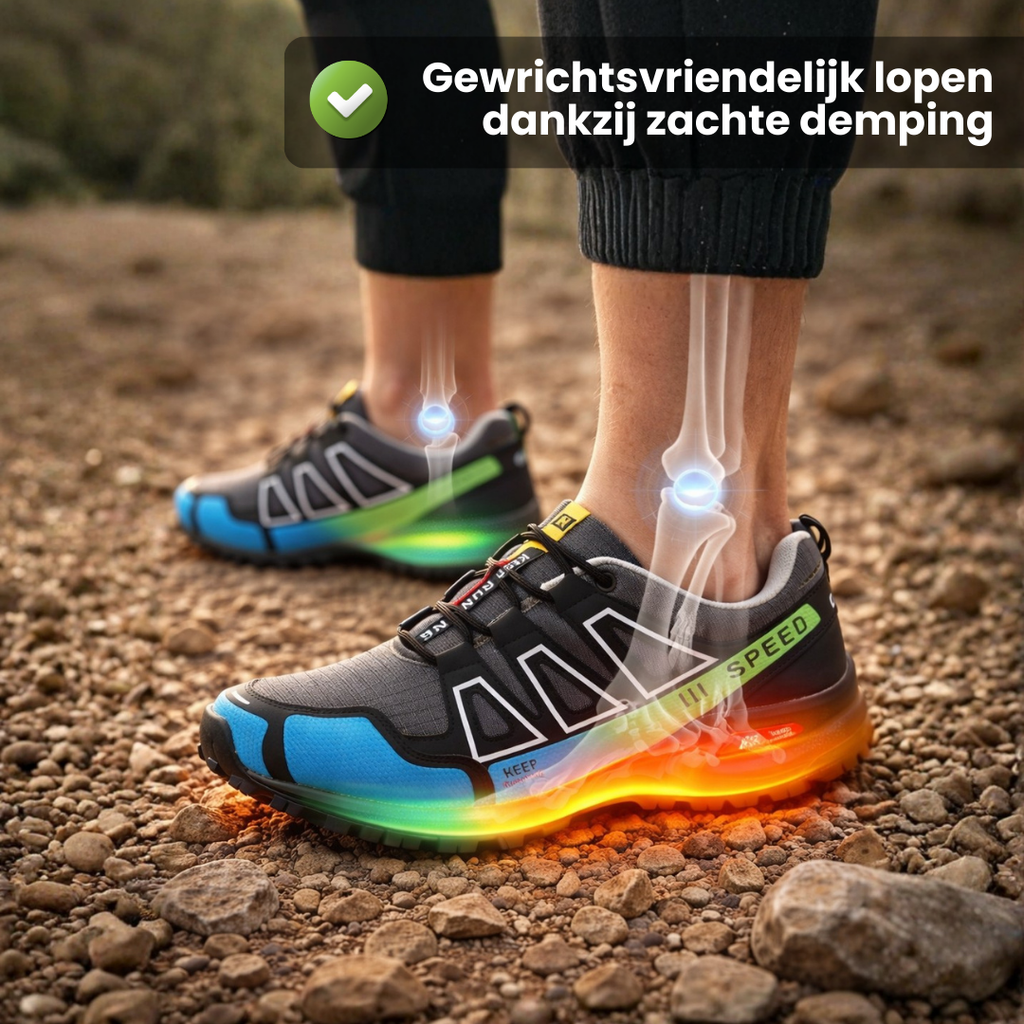 OrthoTrekking – Chaussures de trekking et de randonnée ergonomiques, imperméables et anti-douleur