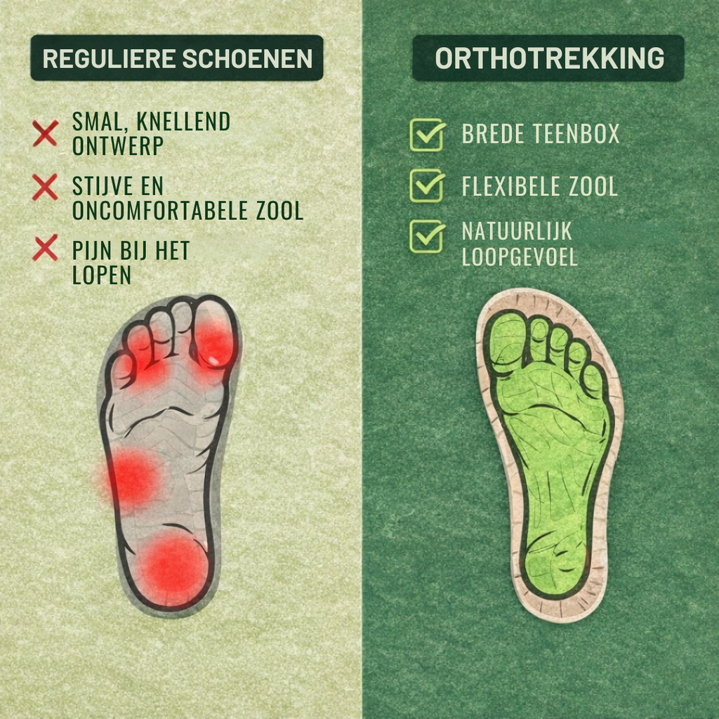OrthoTrekking – Chaussures de trekking et de randonnée ergonomiques, imperméables et anti-douleur