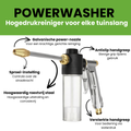 Powerwasher – Nettoyeur Haute Pression Puissant pour tout Tuyau d'Arrosage