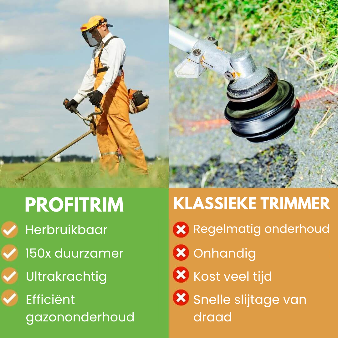 ProfiTrim – De onverwoestbare grastrimmer voor perfecte resultaten