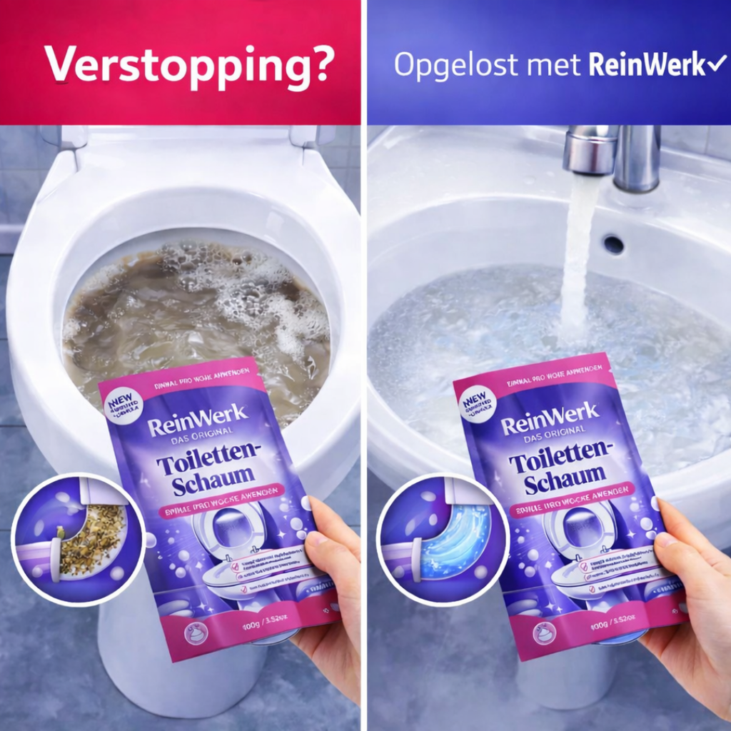 ReinWerk - L'original – puissant contre les bouchons, le tartre et la saleté des toilettes