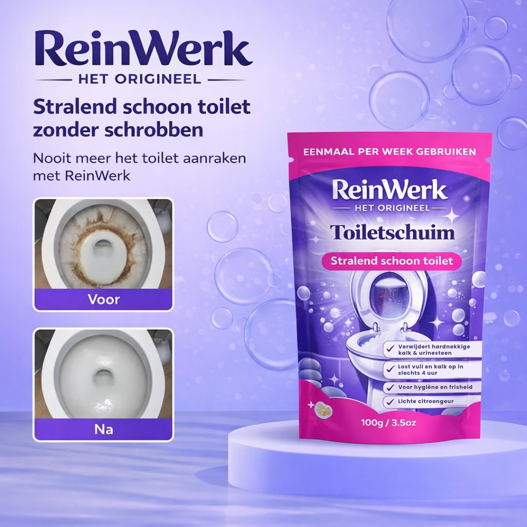 ReinWerk - L'original – puissant contre les bouchons, le tartre et la saleté des toilettes