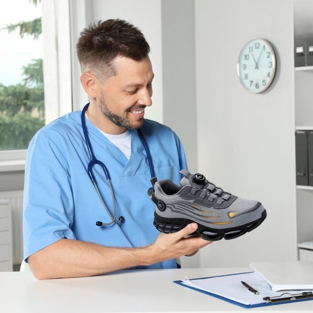 SafeStep - Chaussure de sécurité ergonomique et soulageant la douleur - certifiée EN ISO 20345