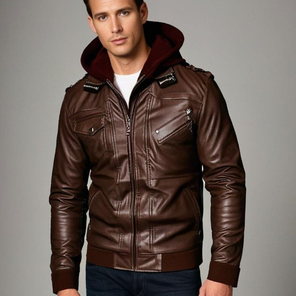Connery – Blouson en cuir de qualité supérieure pour homme