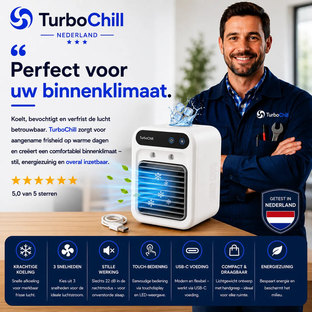 TurboChill - le mini climatiseur portable - l'original