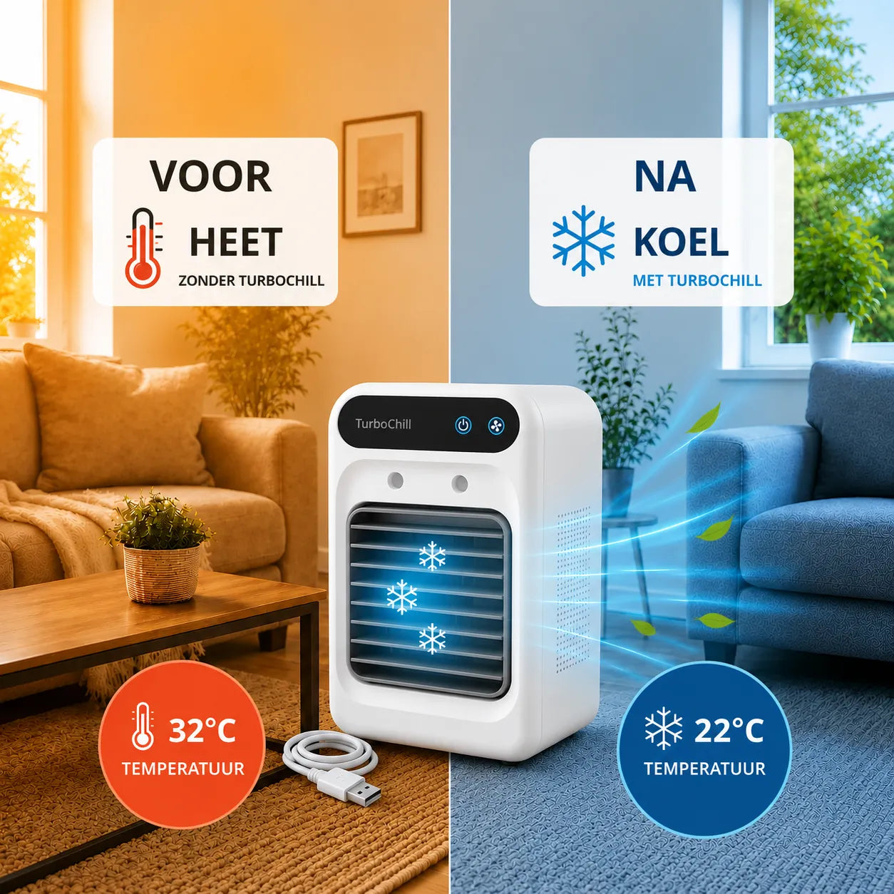 TurboChill - le mini climatiseur portable - l'original
