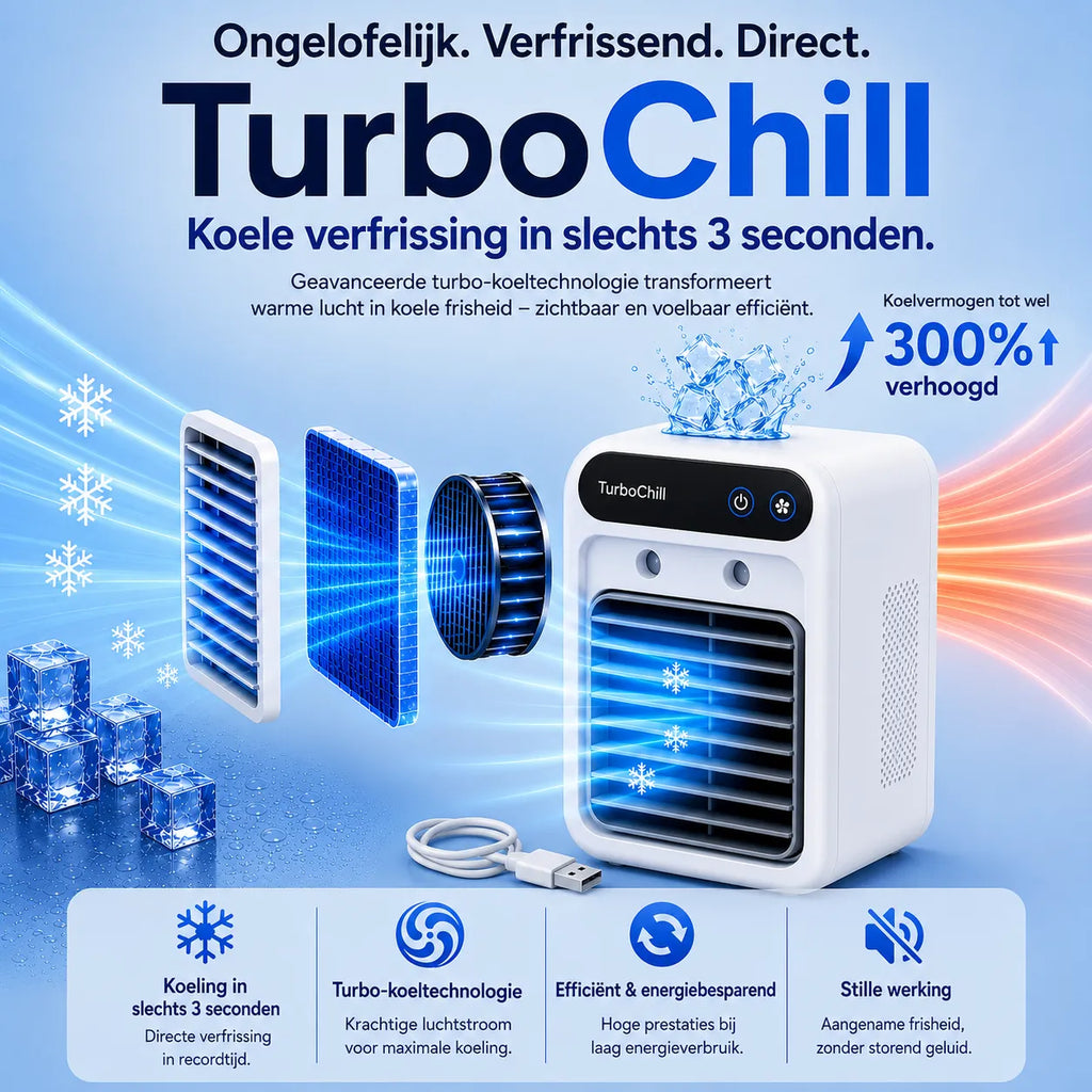 TurboChill - le mini climatiseur portable - l'original