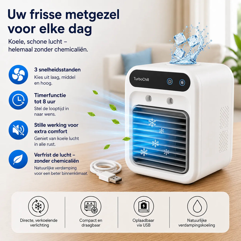TurboChill - le mini climatiseur portable - l'original