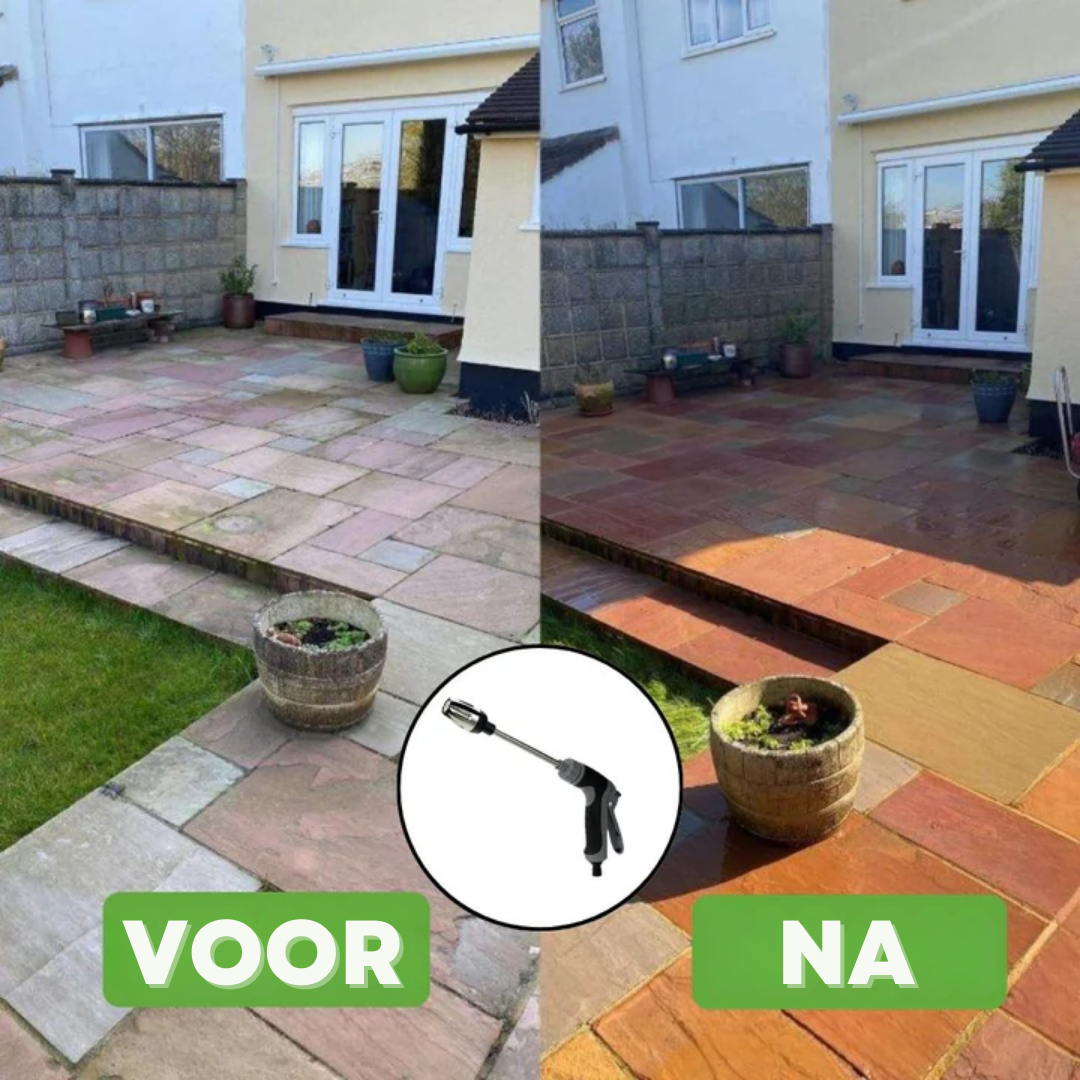 Turbowasher – krachtige hogedrukreiniger voor elke tuinslang