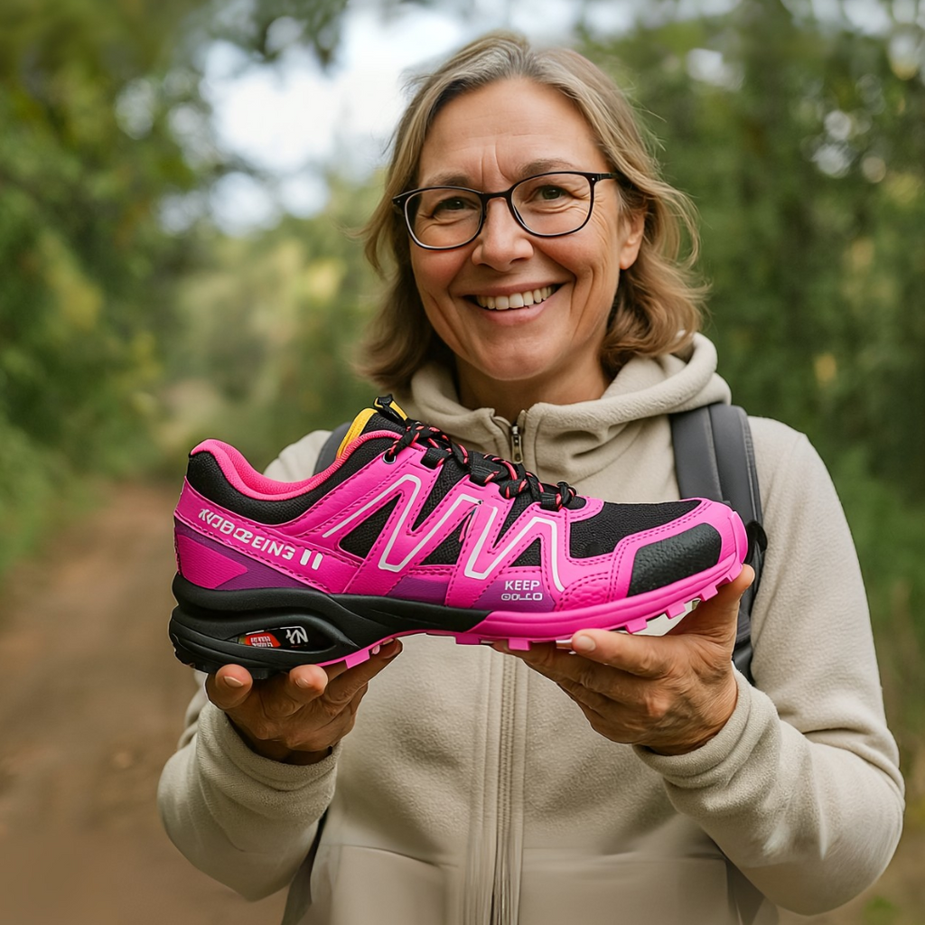 OrthoTrekking - Chaussures de trekking et de randonnée imperméables et antidérapantes