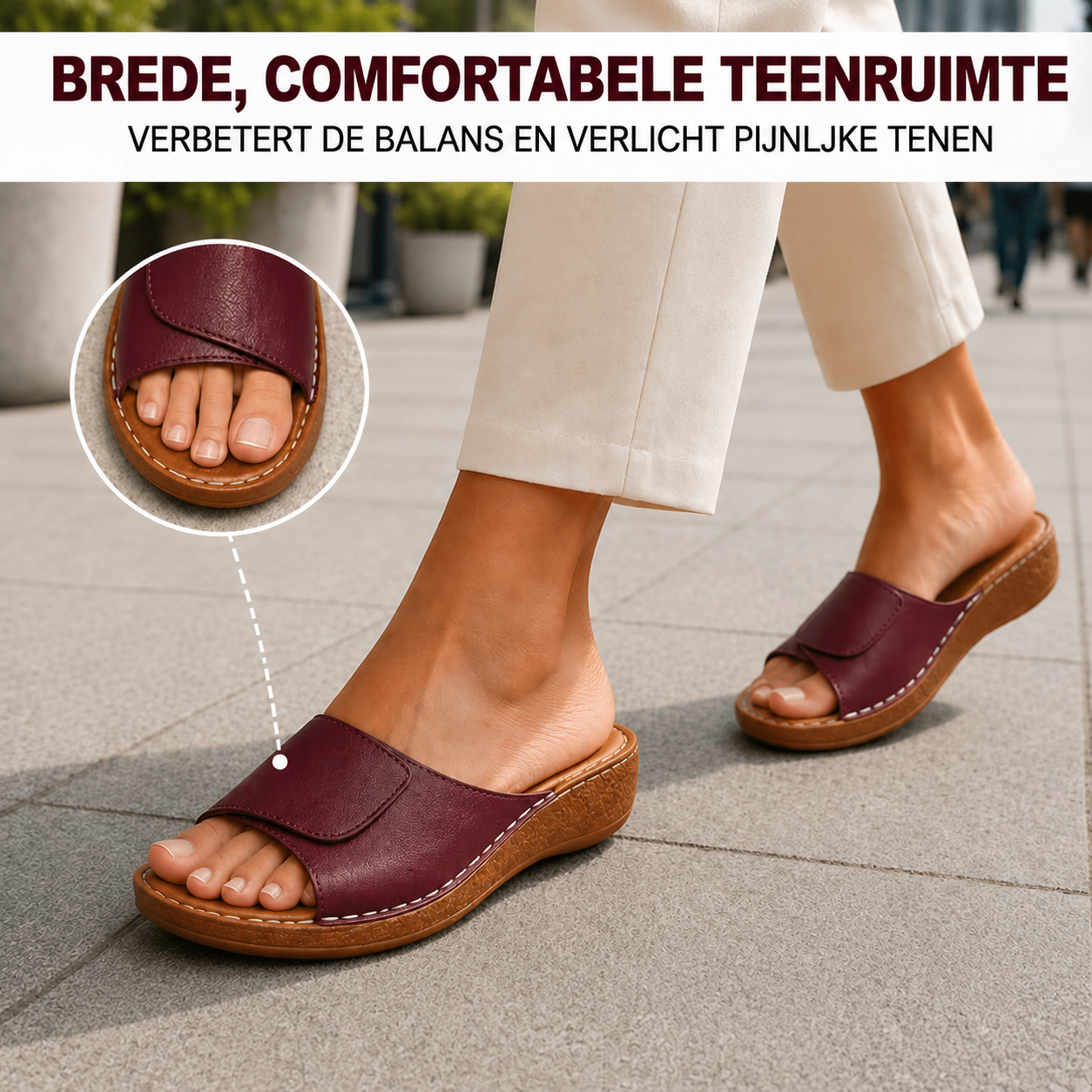 VivaStep sandalen - Pijnverlichtende comfortsandalen | Antislip & lichtgewicht