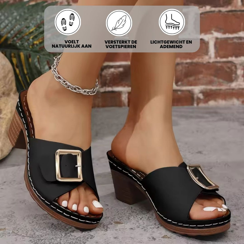 Vivastep – Sandales ergonomiques et antidérapantes à talons hauts pour le soulagement de la douleur