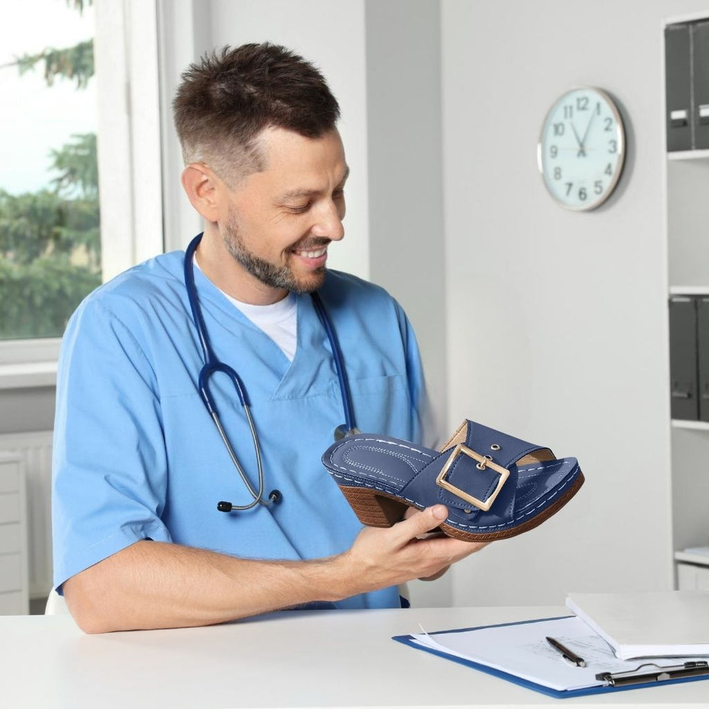 Vivastep – Sandales ergonomiques et antidérapantes à talons hauts pour le soulagement de la douleur