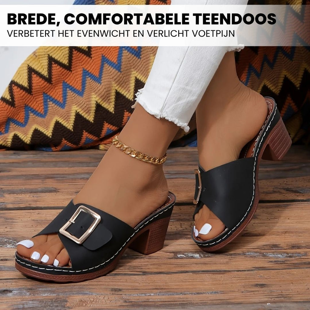 Vivastep – Sandales ergonomiques et antidérapantes à talons hauts pour le soulagement de la douleur