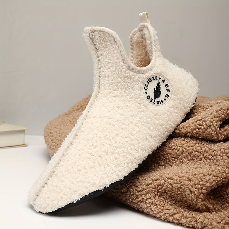 Orthoslipper – Chaussons chauds en polaire avec semelle antidérapante
