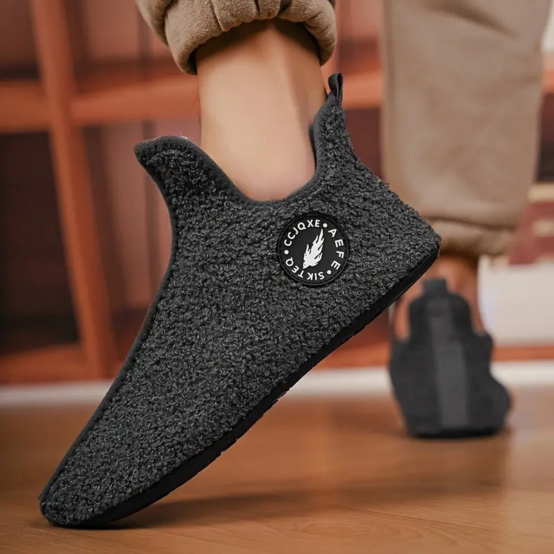 Orthoslipper – Chaussons chauds en polaire avec semelle antidérapante
