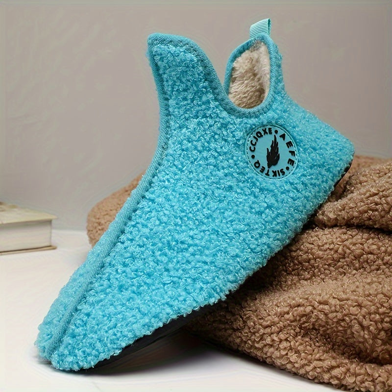 Orthoslipper – Chaussons chauds en polaire avec semelle antidérapante