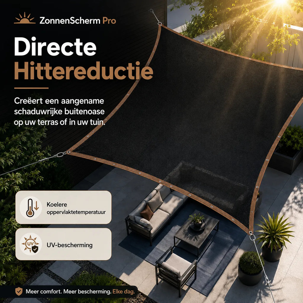 Sun Protection Pro – Hoogwaardig zonweringnet voor terras & tuin