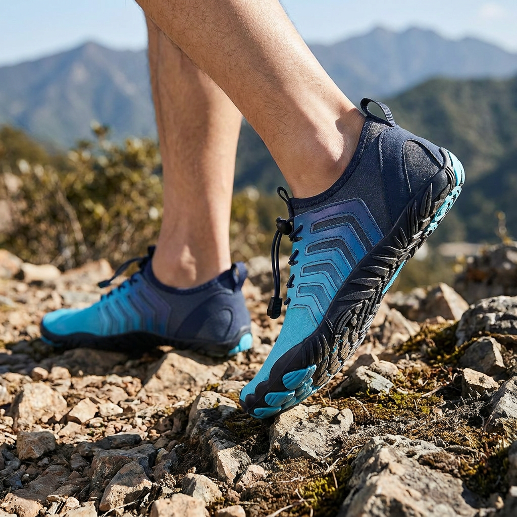 Barefoot schoen in gebruik