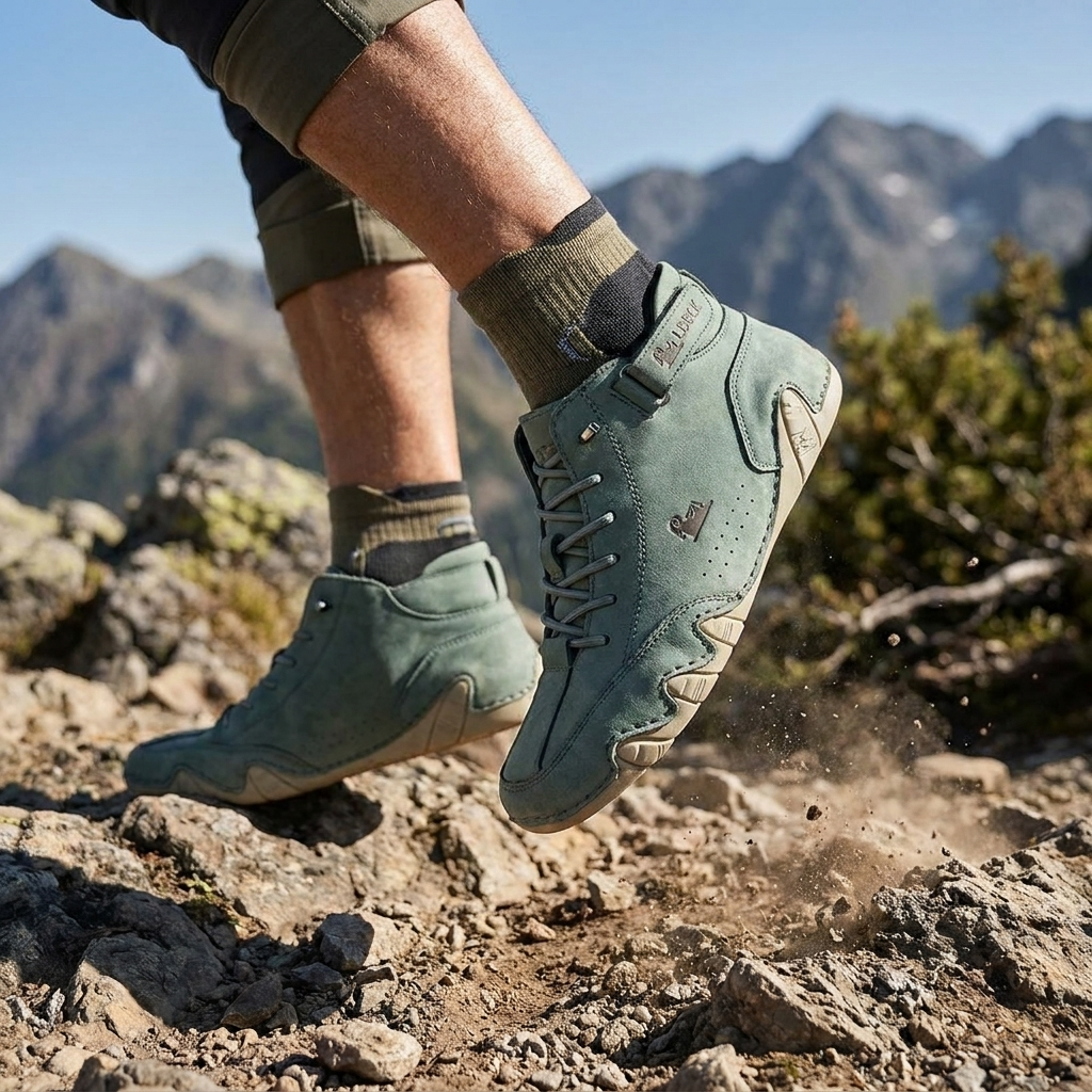 Barefoot schoen in gebruik