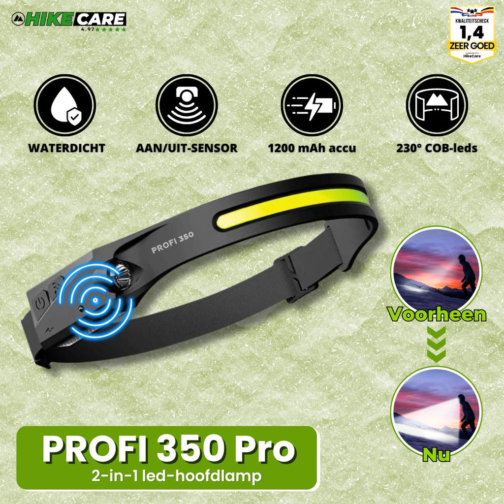 PROFI 350 - 2-IN-1 LED-hoofdlamp - Het Origineel
